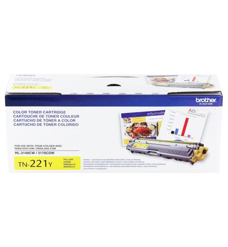 Toner Brother TN-221Y yellow 1,400 pg