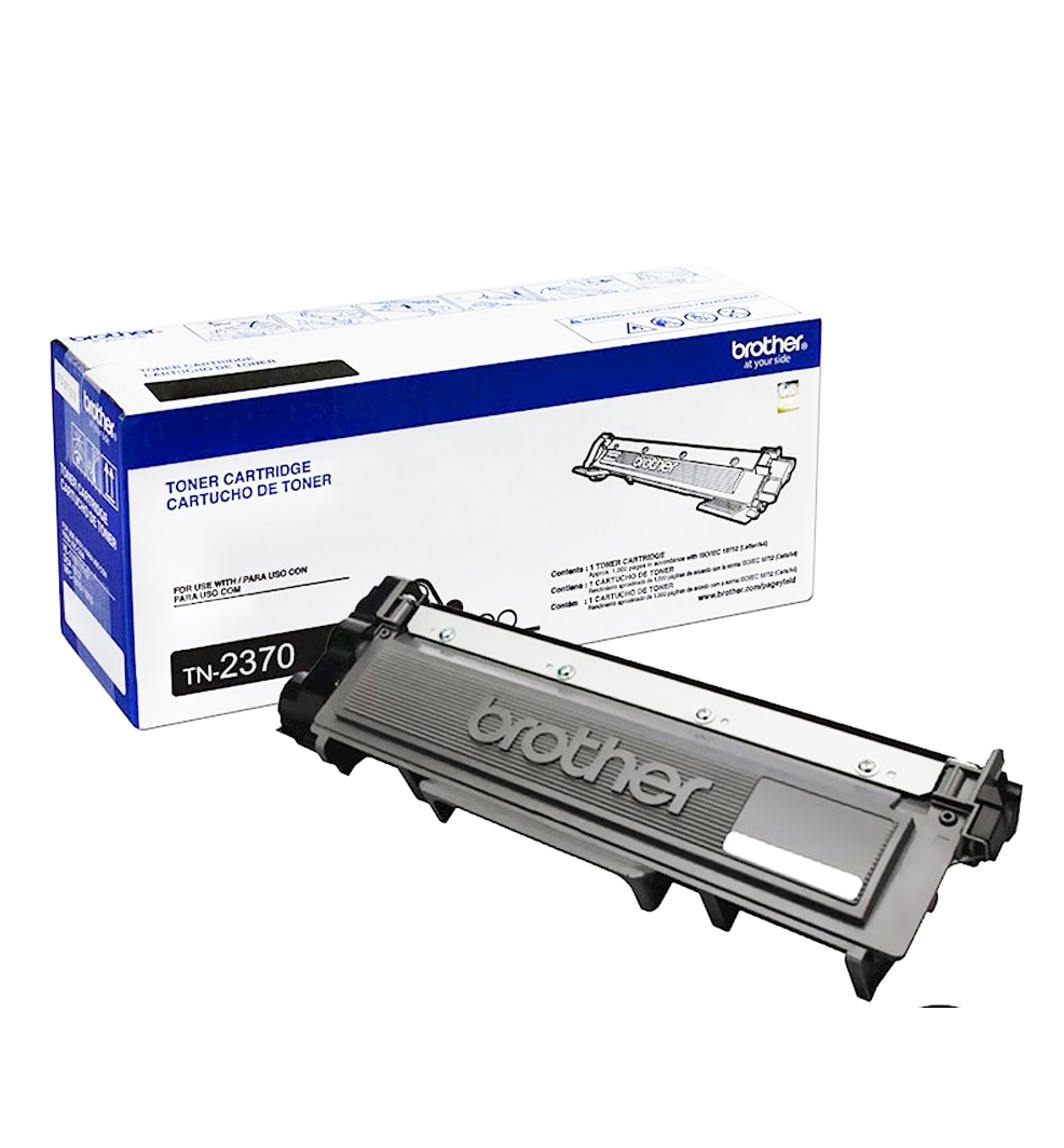 Toner Brother TN-2370 Negro, Rendimiento 2,600pg
