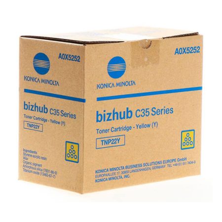 Toner Konica Minolta TNP22Y Yellow 6,000 páginas